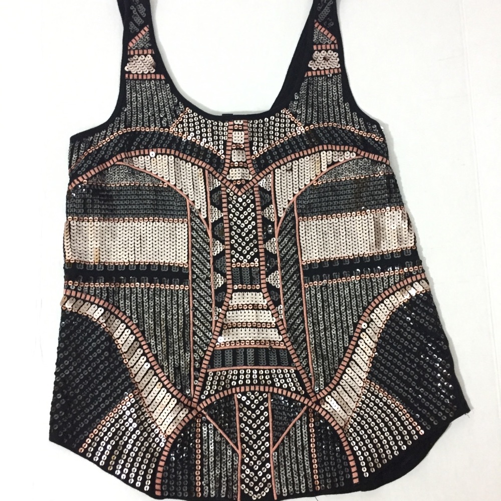Express sequined tank